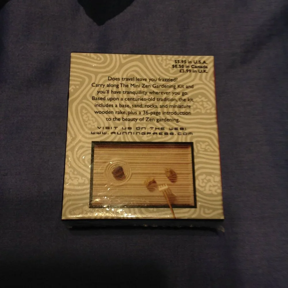 NEW Mini Desktop Zen Garden Gardening Kit - Picture 3 of 4